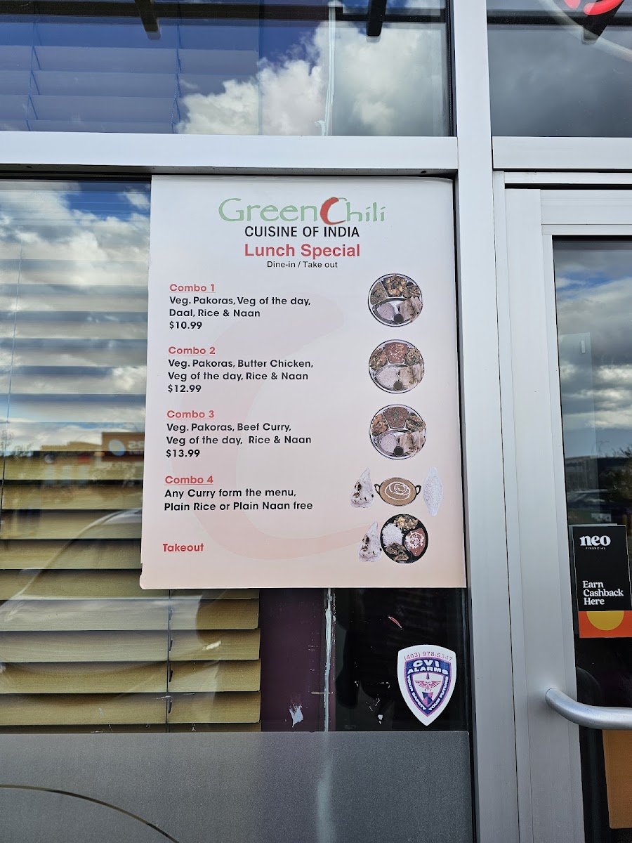 Menu Green Chili - Indian Cuisine Calgary-6