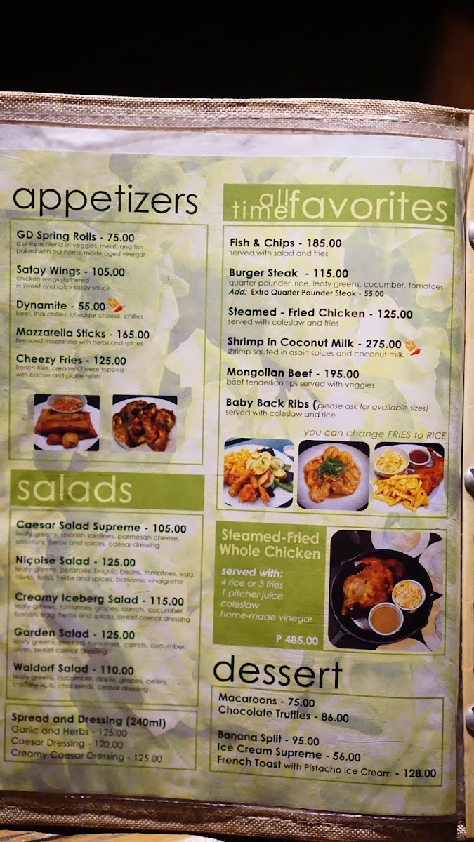 Menu Green Dining Garden Cafe-3