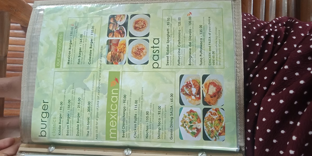 Menu Green Dining Garden Cafe-4
