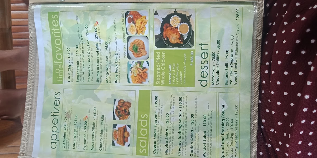 Menu Green Dining Garden Cafe-5