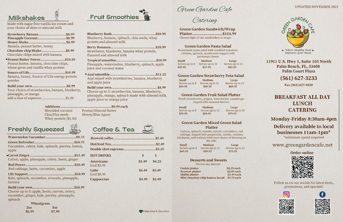 Menu Green Garden Cafe-2