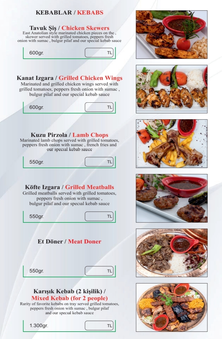 Menu Green Hill Cafe Restaurant-1