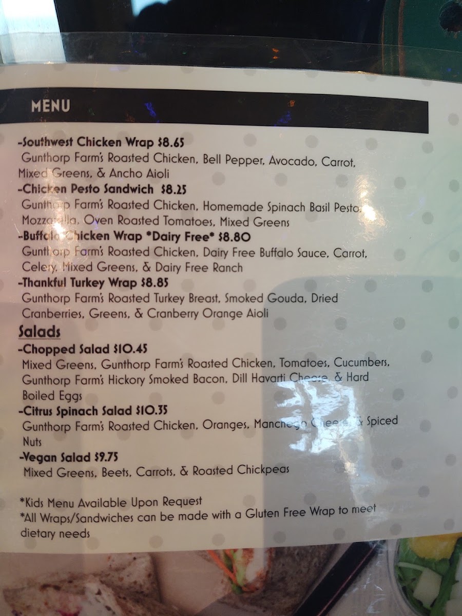 Menu Green Is Good By Kate-5