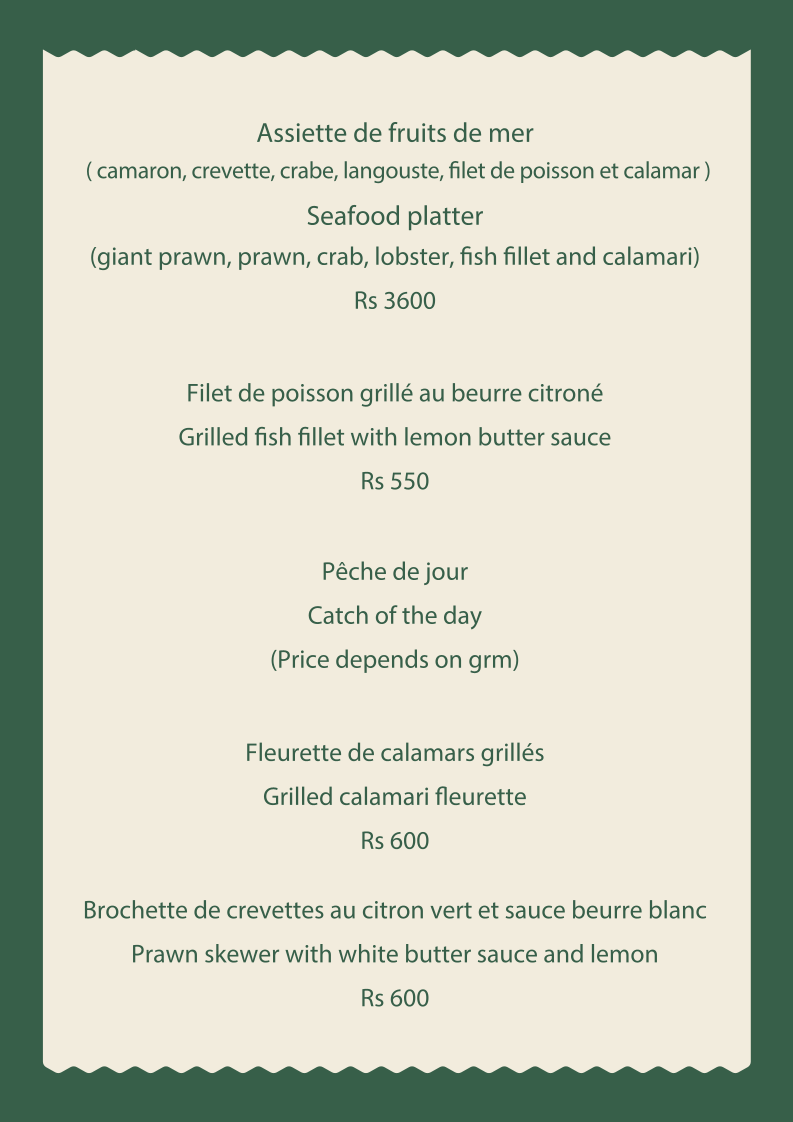 Menu Green Island Beach Restaurant-6