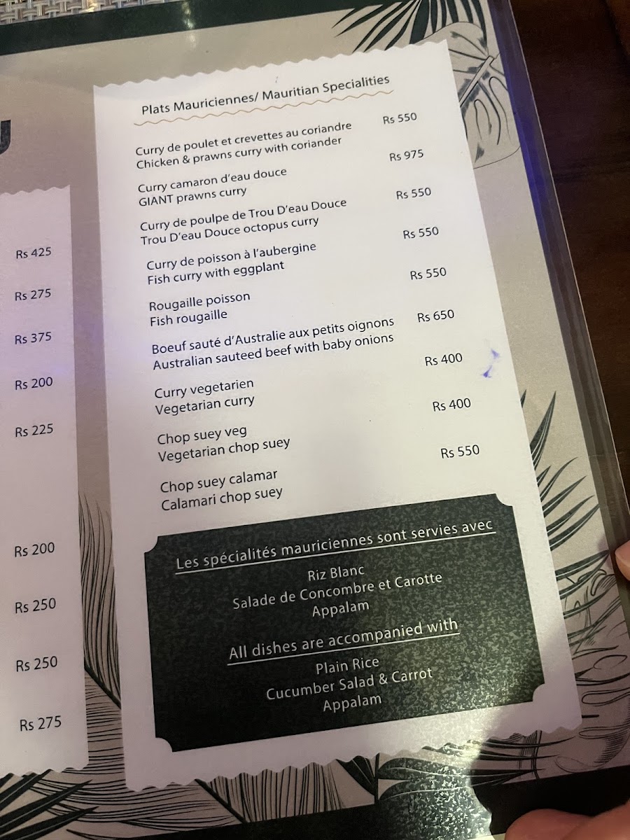 Menu Green Island Beach Restaurant-9