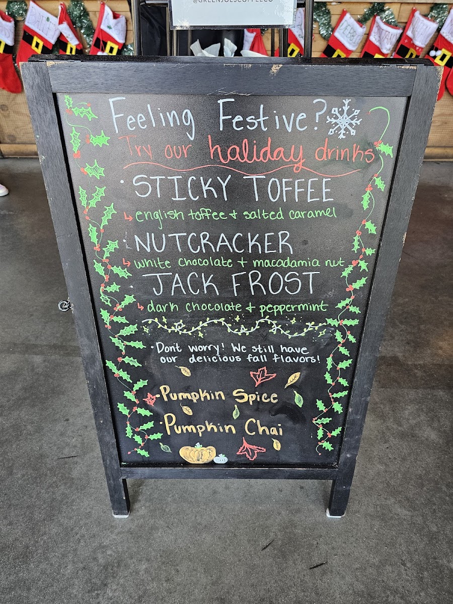 Menu Green Joe's Coffee Company-5