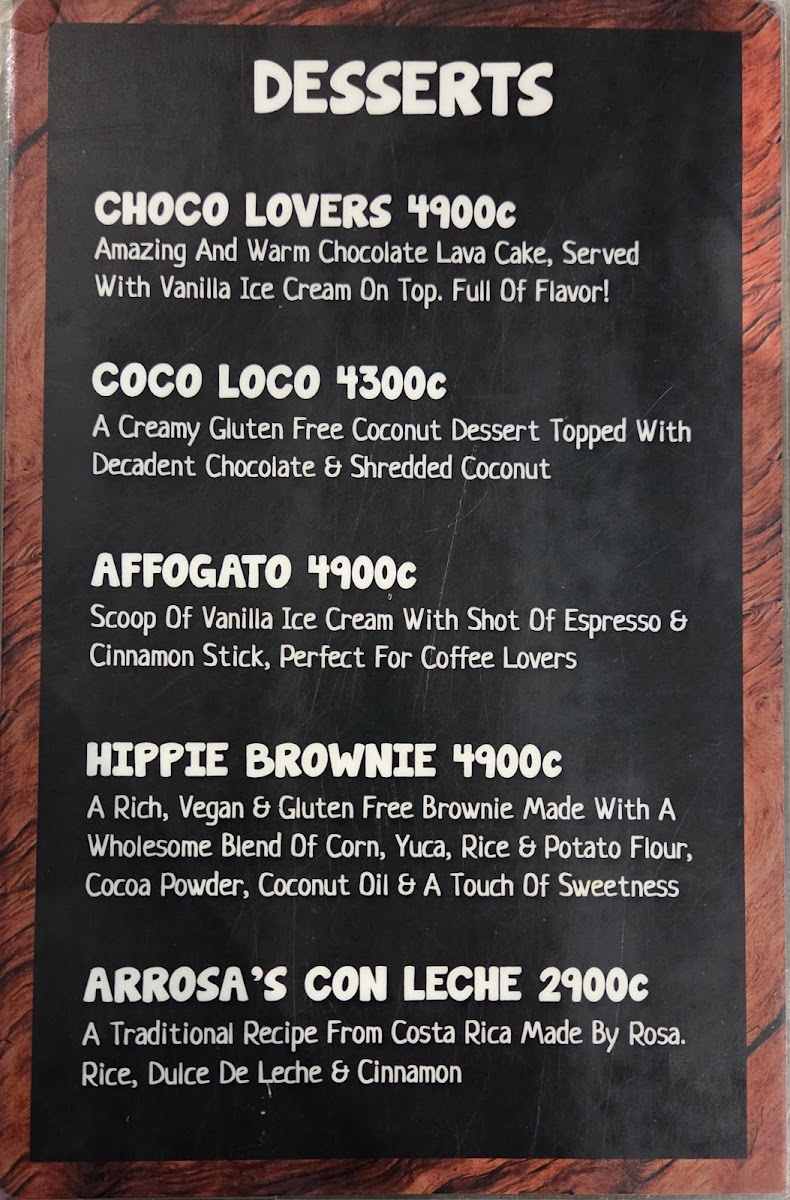Menu Green Papaya Taco Bar-9