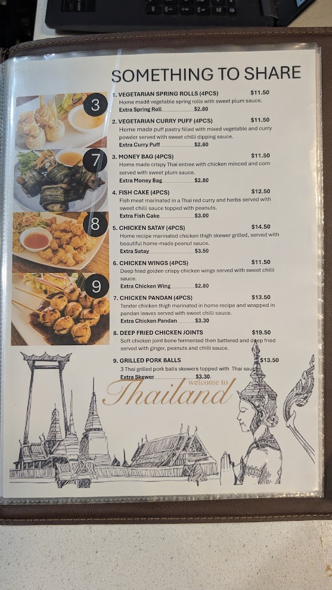 Menu Green Papaya Thai Restaurant-1