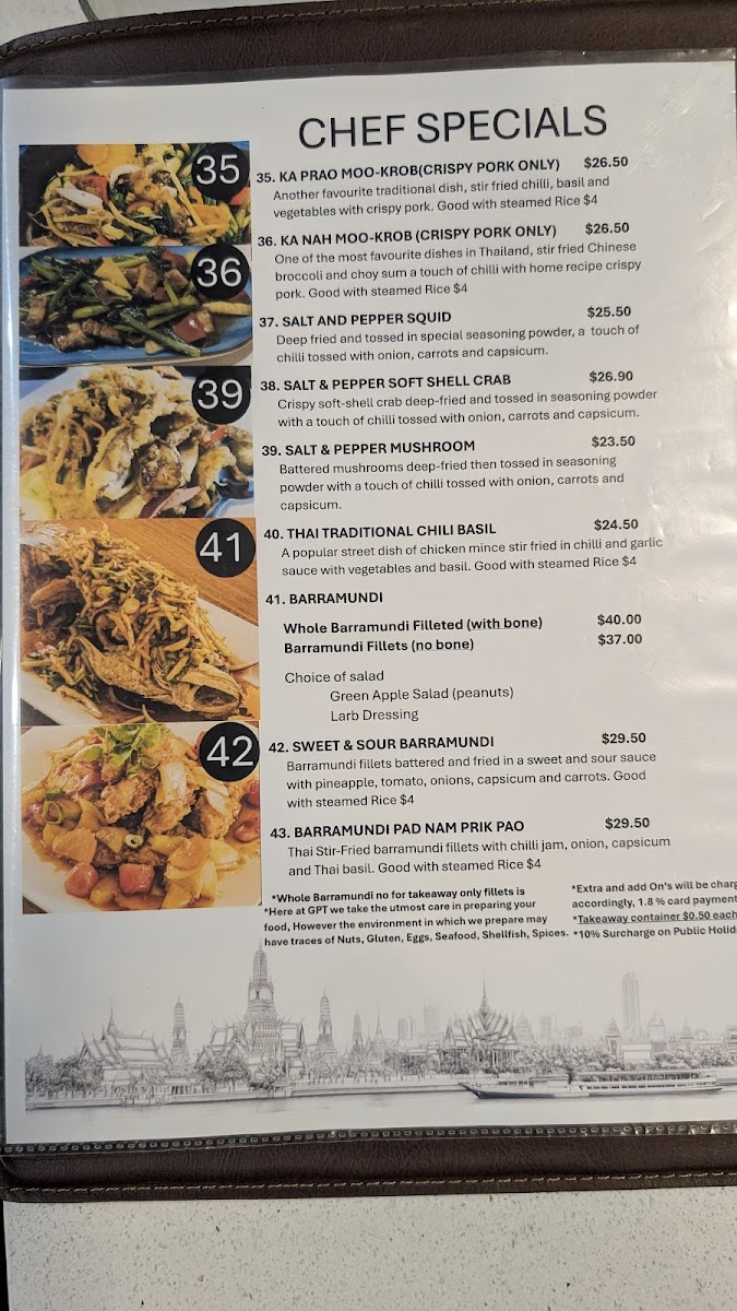 Menu Green Papaya Thai Restaurant-5