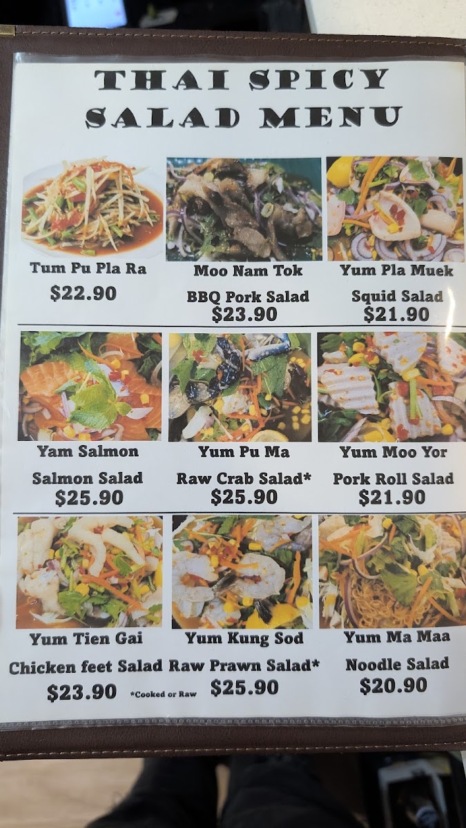 Menu Green Papaya Thai Restaurant-6