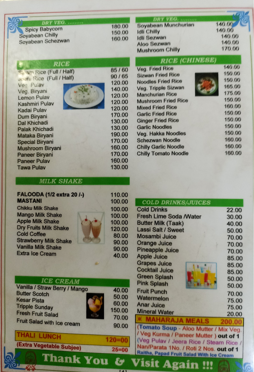 Menu Green Park Hotel-3