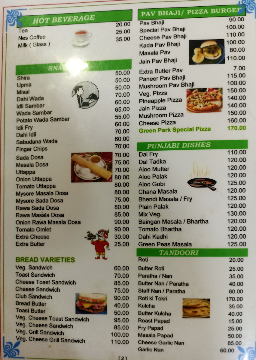 Menu Green Park Hotel-4