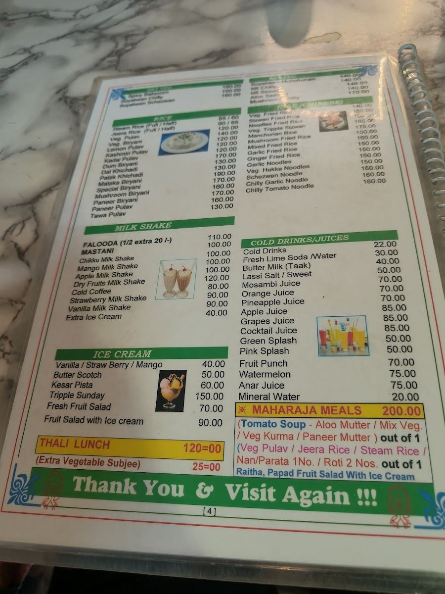 Menu Green Park Hotel-8