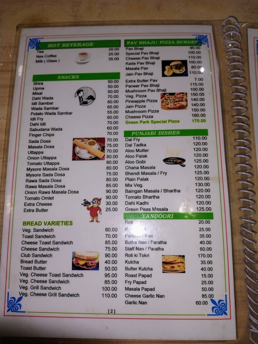Menu Green Park Hotel-9