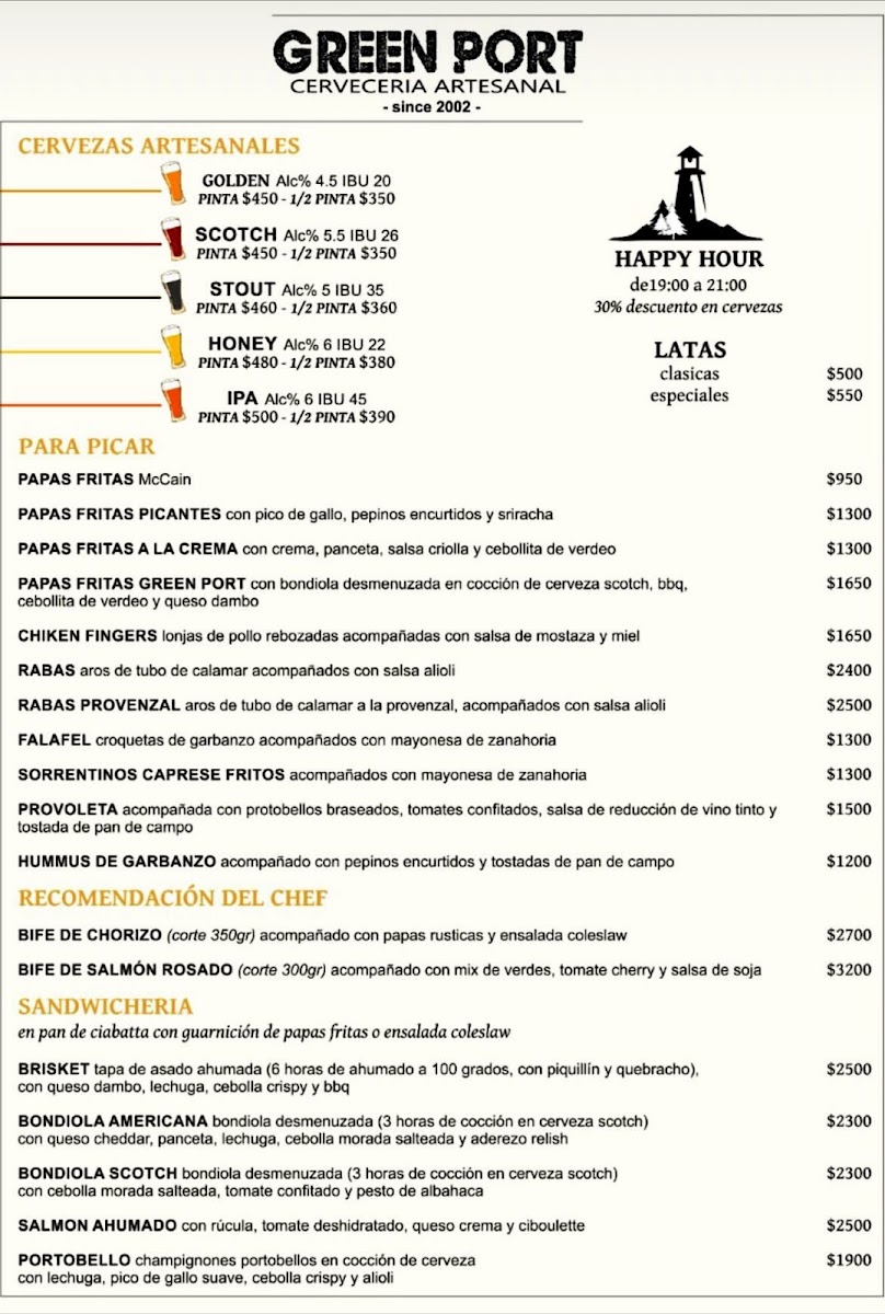 Menu Green Port Sandwich Bar-10
