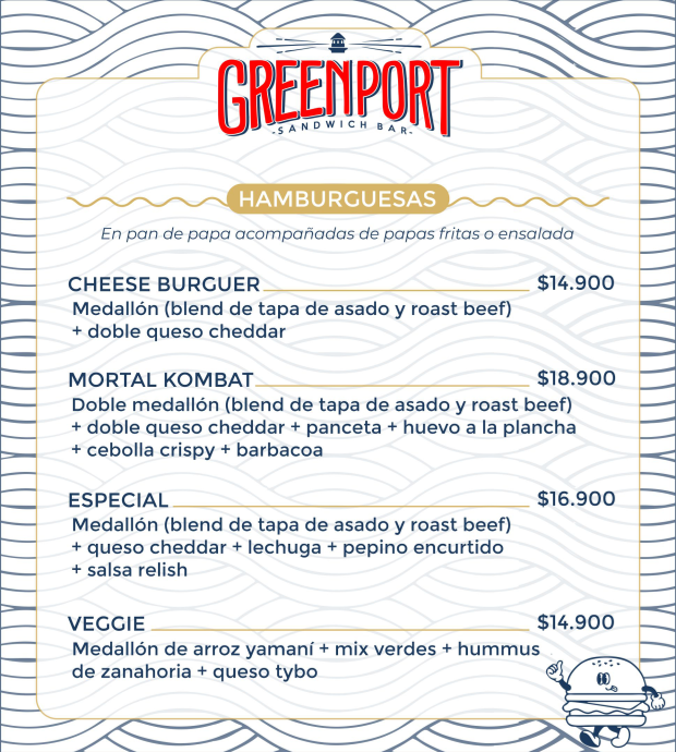 Menu Green Port Sandwich Bar-3