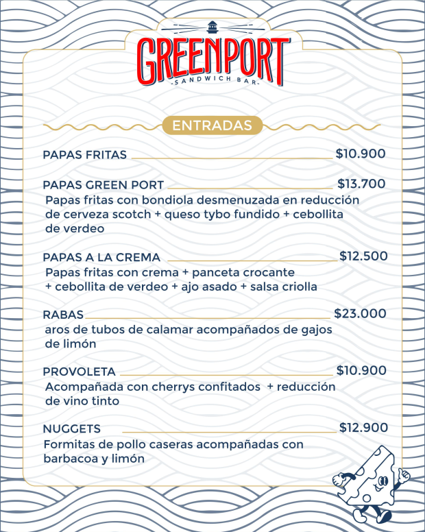 Menu Green Port Sandwich Bar-5