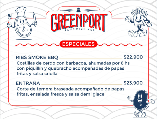 Menu Green Port Sandwich Bar-6