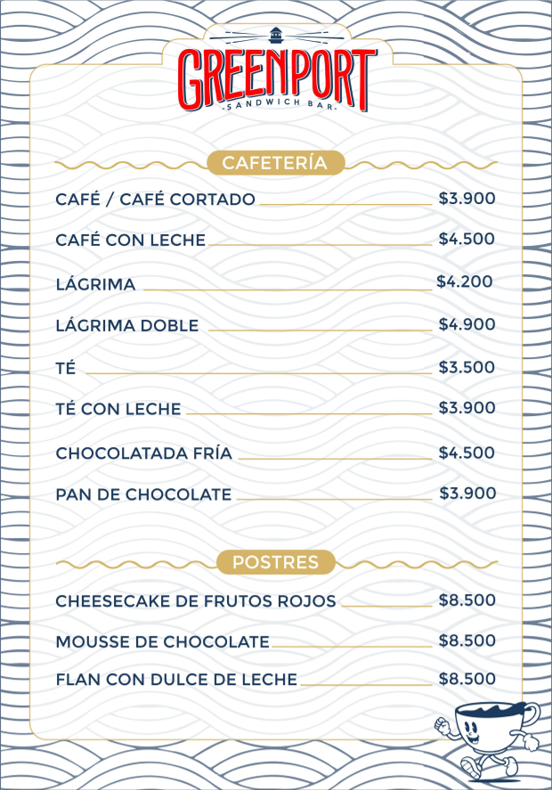 Menu Green Port Sandwich Bar-8