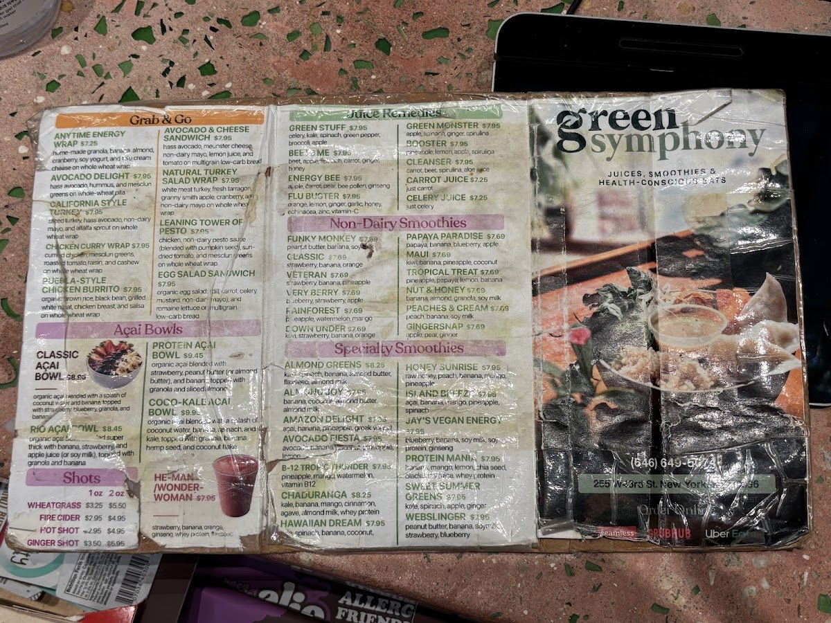 Menu Green Symphony-7