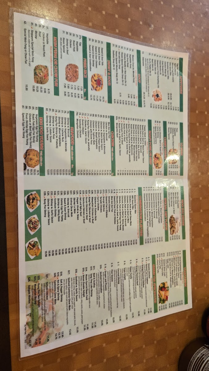 Menu Green Tea Bistro-1