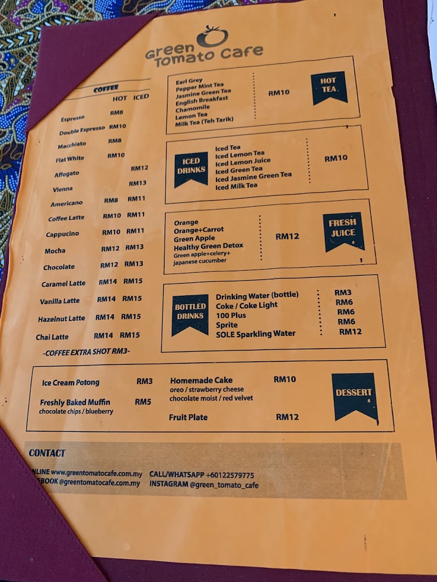 Menu Green Tomato Cafe-3