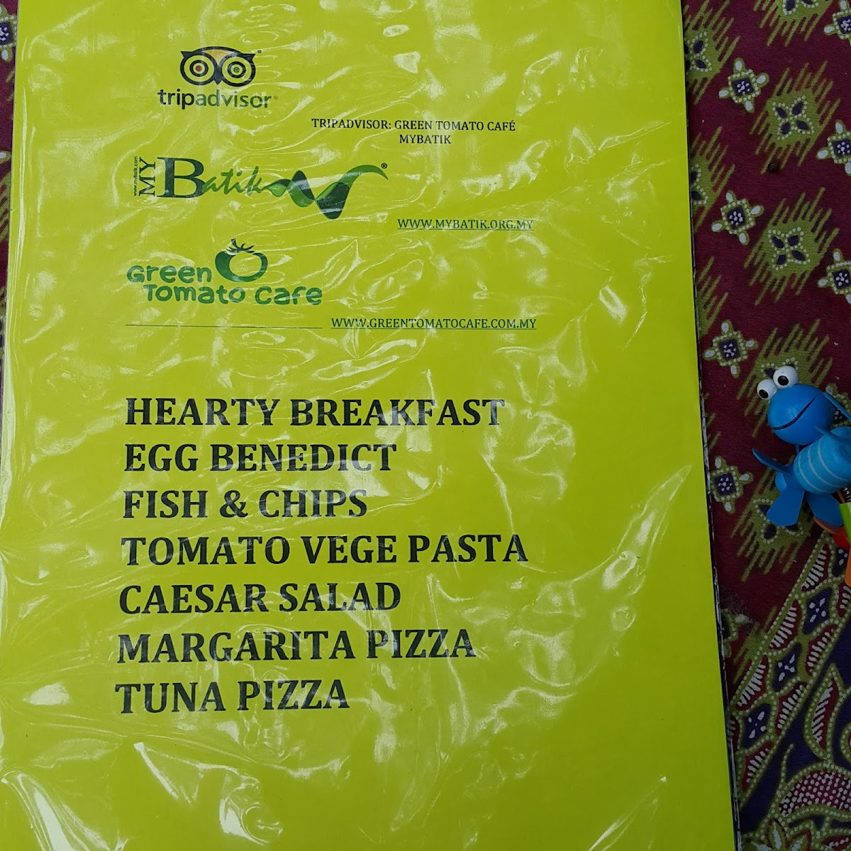 Menu Green Tomato Cafe-9