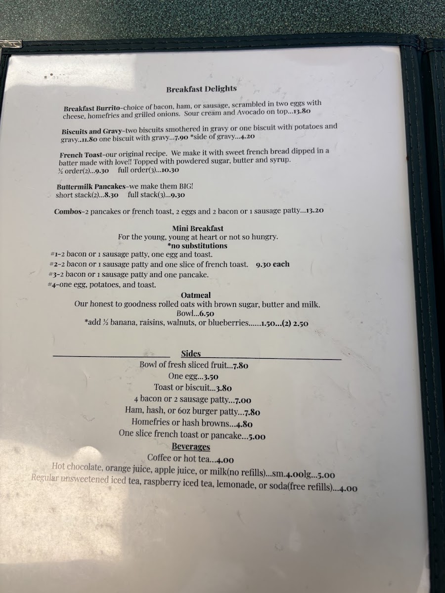Menu Greenhouse Cafe-1
