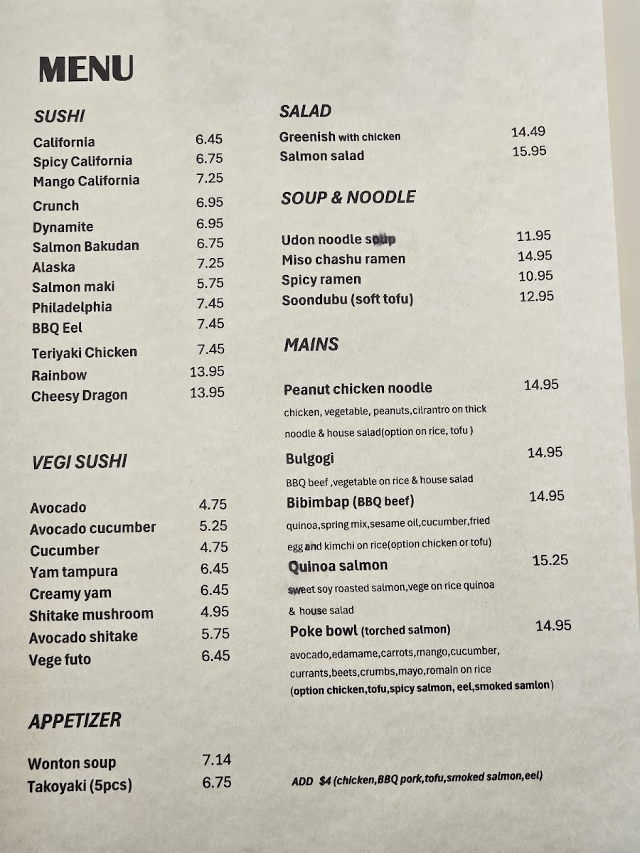 Menu Greenish-1