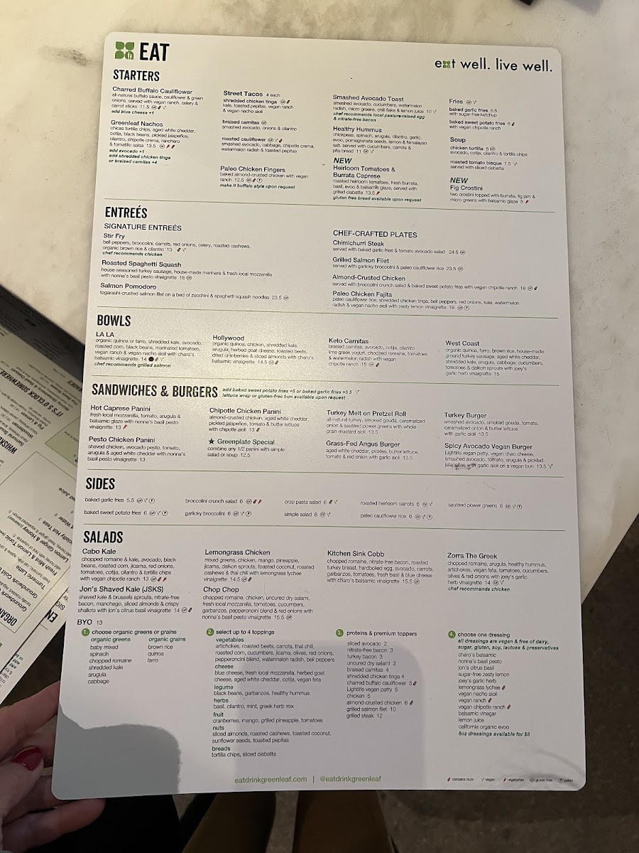 Menu Greenleaf Kitchen & Cocktails-2