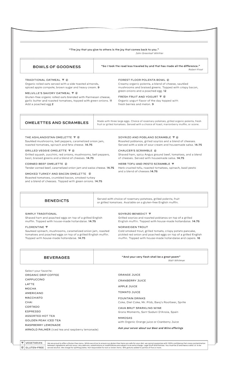 Menu Greenleaf Restaurant-8