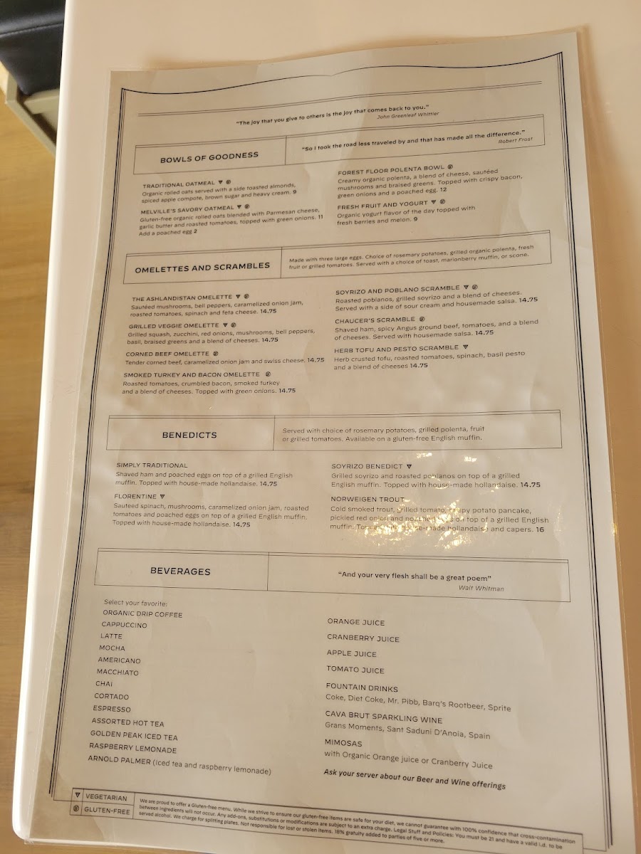 Menu Greenleaf Restaurant-9