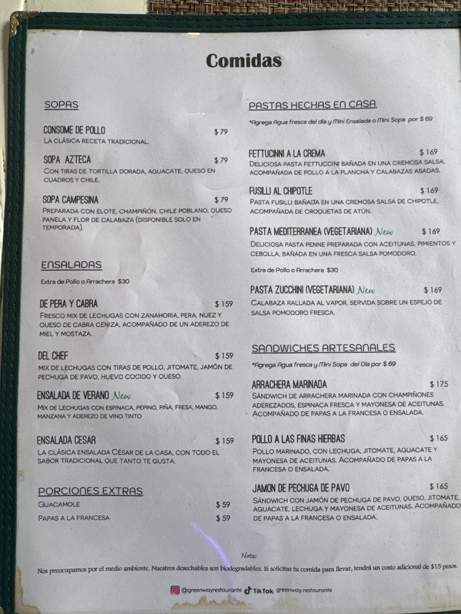 Menu Greenway Restaurante 100% Pet Friendly-6