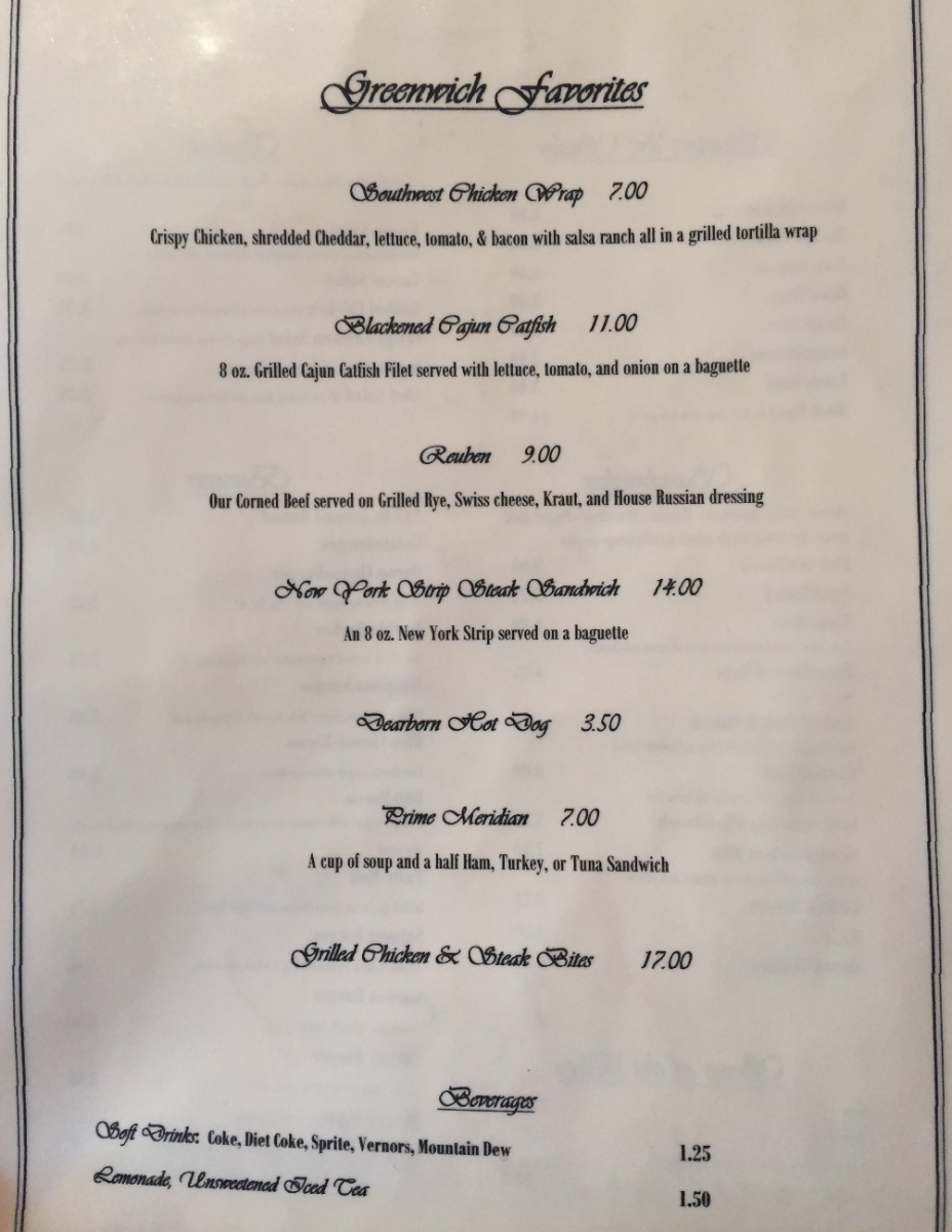 Menu Greenwich Time Pub-4