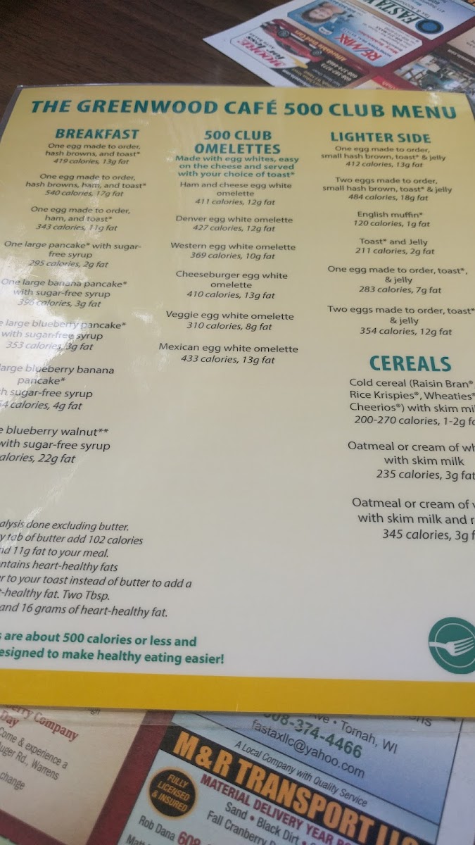 Menu Greenwood Cafe-2