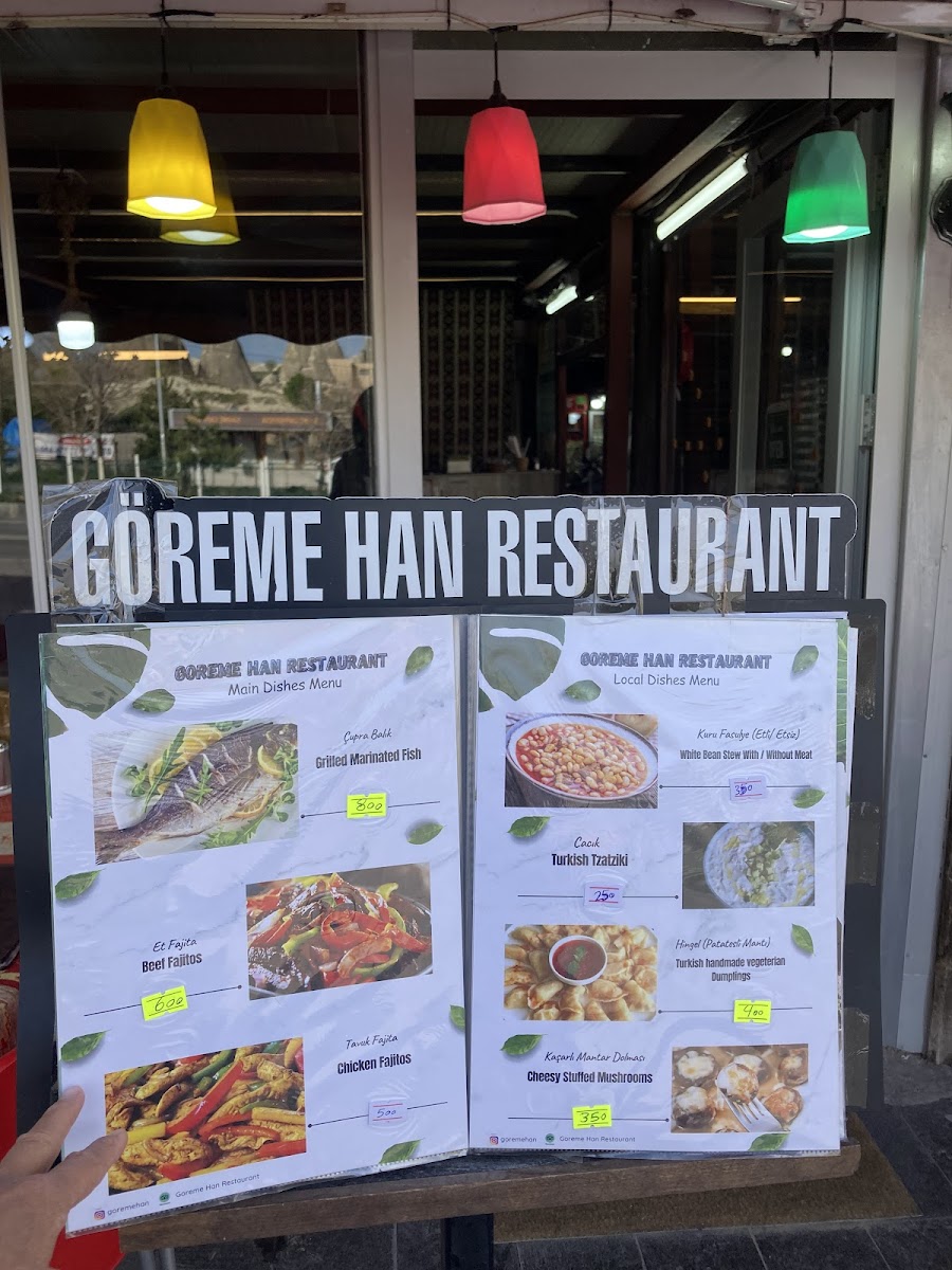 Menu Göreme Han Restaurant-2