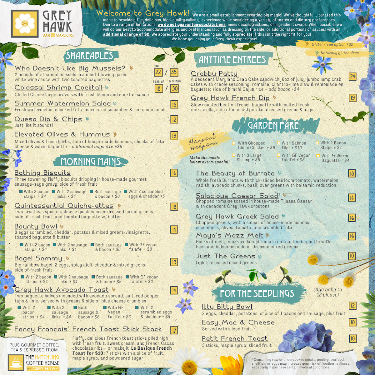 Menu Grey Hawk Bar & Gardens-2