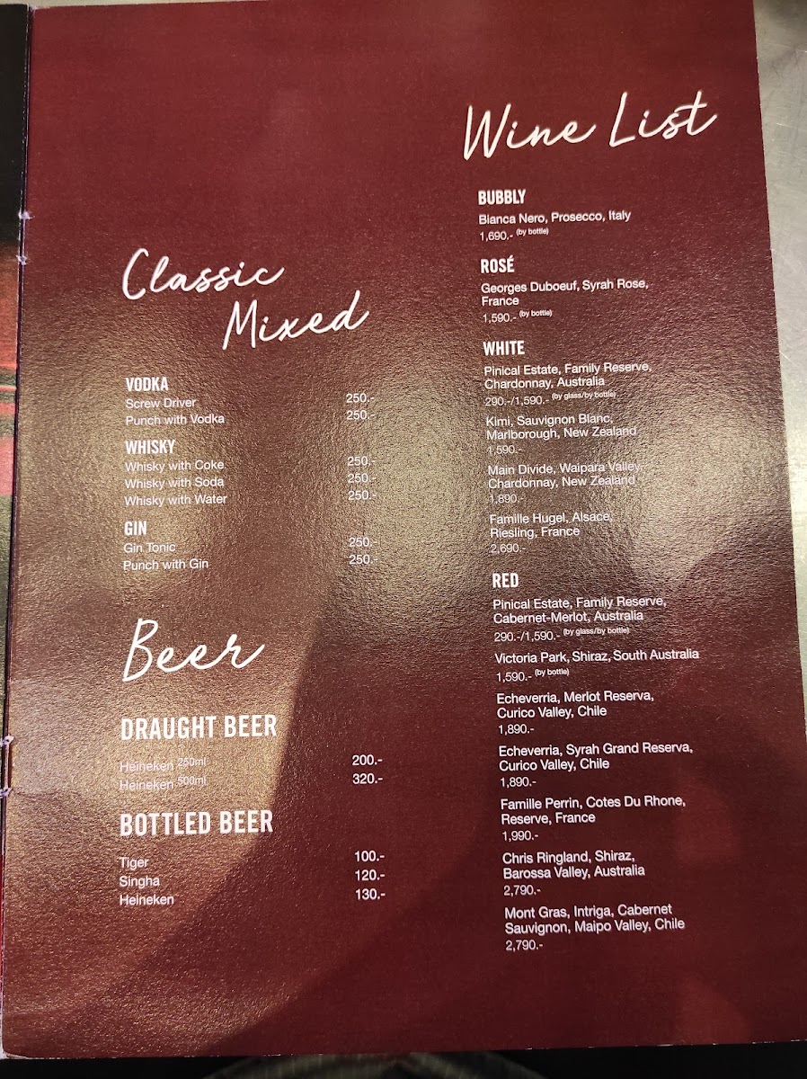 Menu Greyhound Café Groove At Centralworld-1