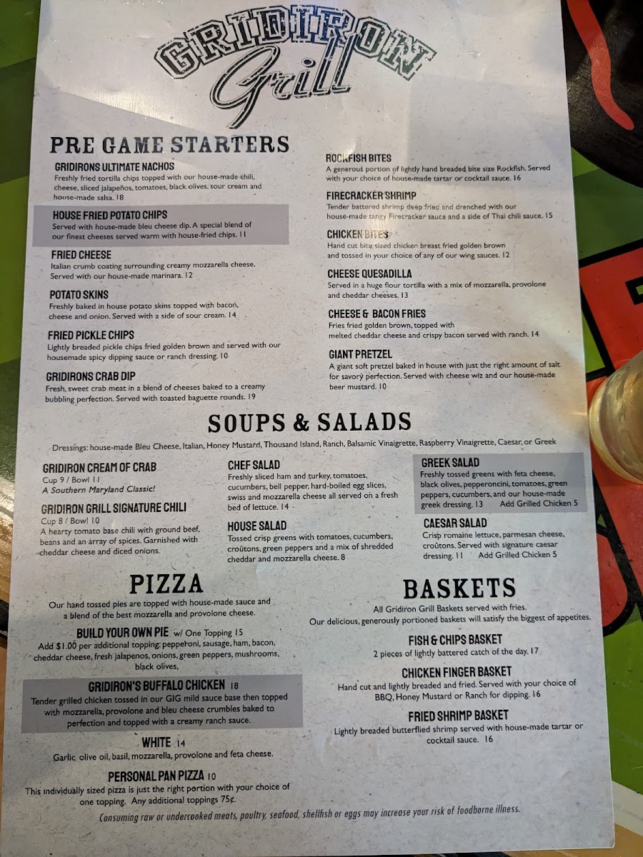 Gridiron Grill Menu-2