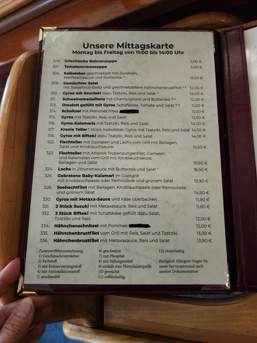 Menu Griechisches Restaurant - Poseidon In Oberschleißheim-6