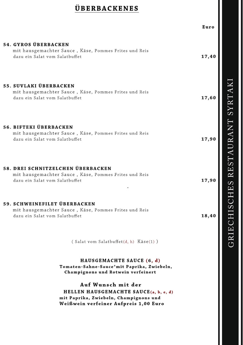 Menu Griechisches Restaurant Syrtaki-7