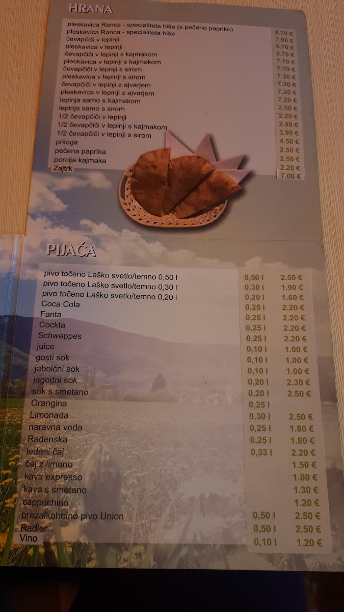 Menu Gril Ranca Pod Pohorjem-5