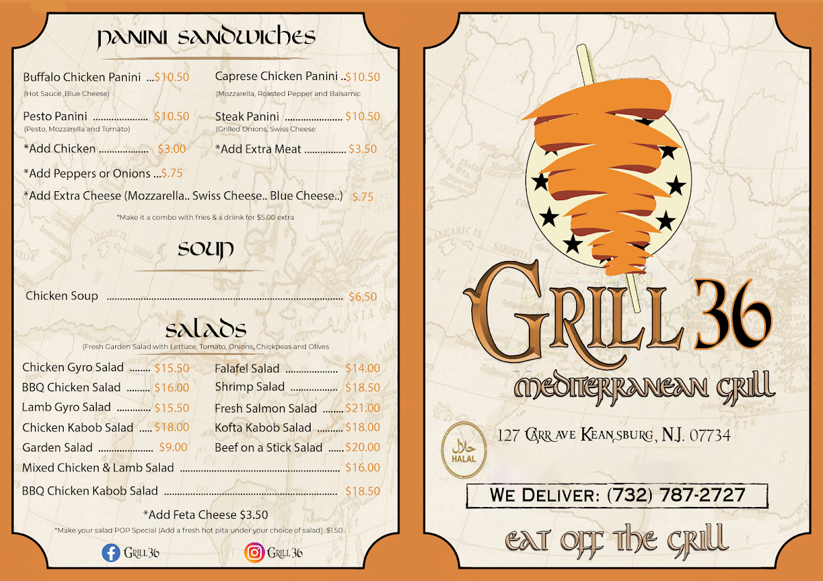 Menu Grill 36-1