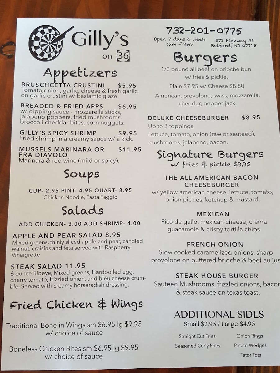 Menu Grill 36-4