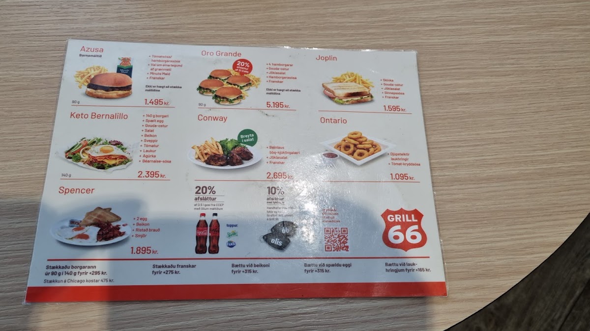 Menu Grill 66-2