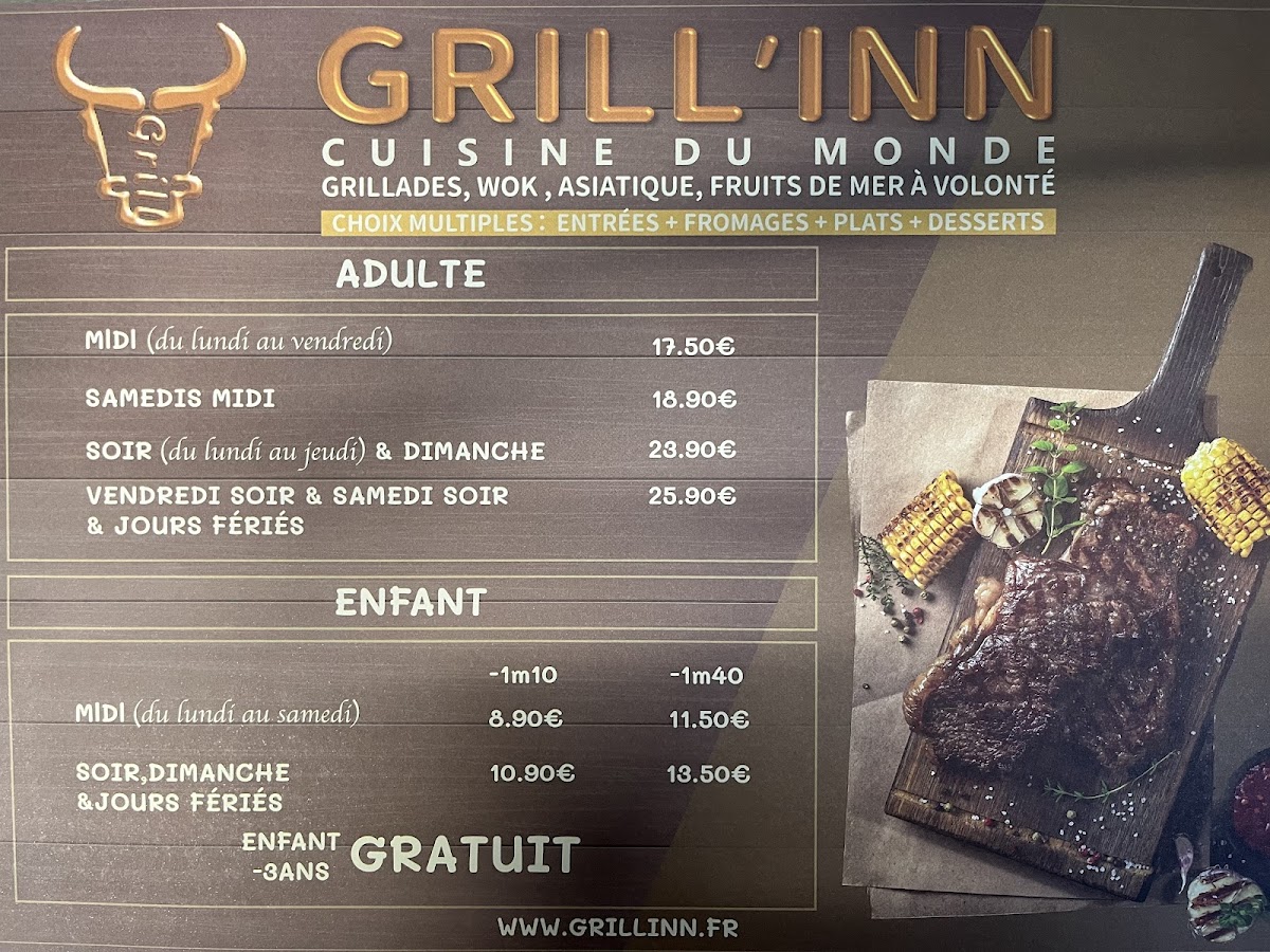 Menu Grill' Inn-1