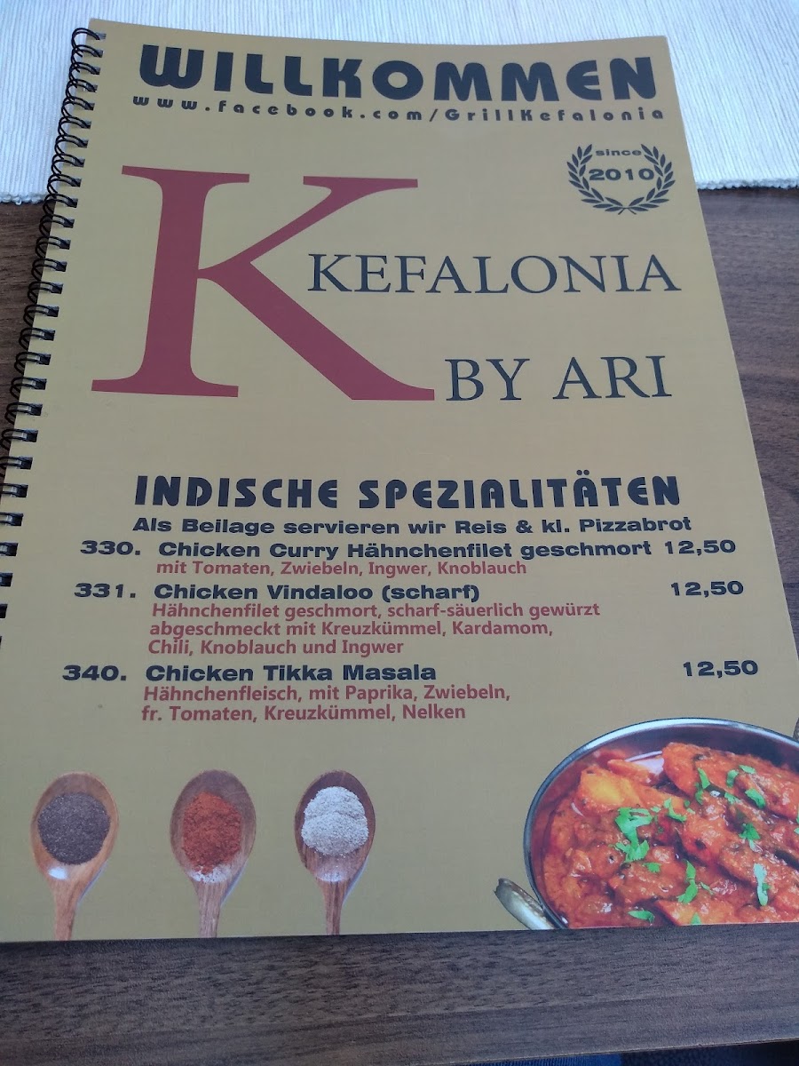 Menu Grill Kefalonia Bei M. Ari-7