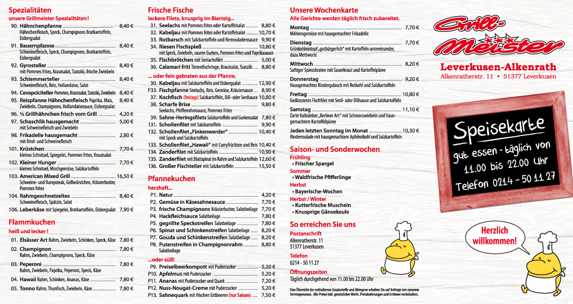 Menu Grill-Meister Leverkusen-Alkenrath-1