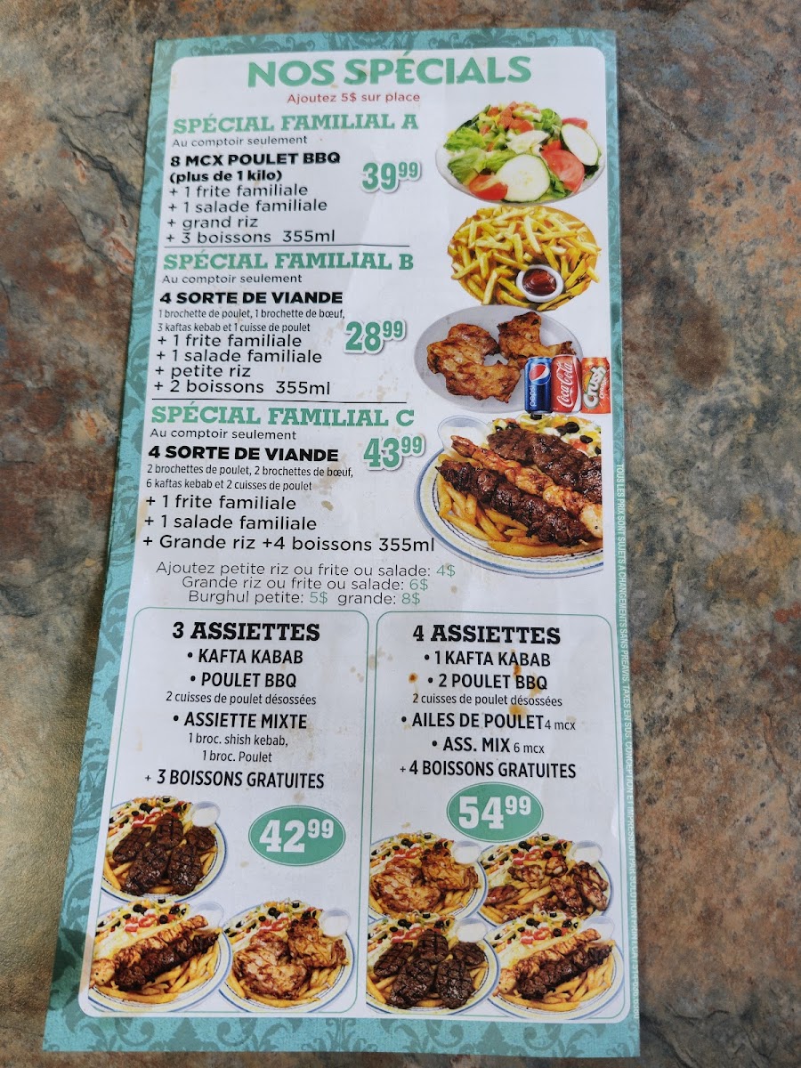 Menu Grillades Mediterraneennes Turkish Restaurant-3