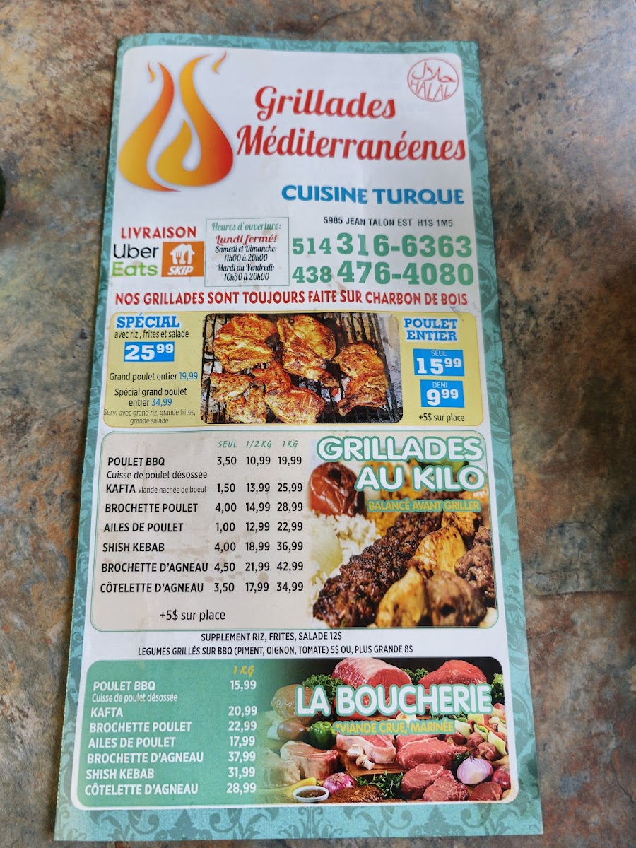 Menu Grillades Mediterraneennes Turkish Restaurant-4